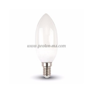 LED Крушка - SAMSUNG ЧИП 5.5W E14 Кендъл Неутрална Светлина