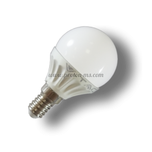 LED Крушка топка 3W G45 6400K E14 7201 Бяла Светлина