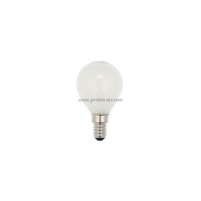 LED ФИЛАМЕНТНА КРУШКА LEDISONE-2-SOFT ТОПЧЕ G45 E14 6W 672Lm 4000K (НЕУТРАЛНА СВЕТЛИНА) 1518450 VITO