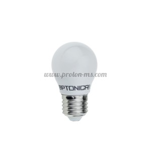5.5W LED КРУШКА E27 G45