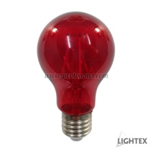 Led лампа FILAMENT 4W 220V E27 A60 червена