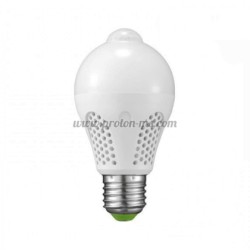 LED лампа със сензор за движение 7W E27 4000K 360 градуса
