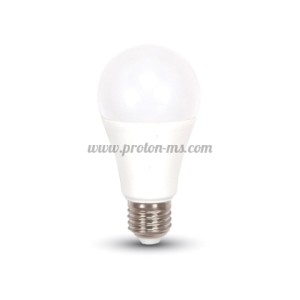 LED Крушка 12W E27 A60 Термо Пластик Бяла Светлина Димируема 7193