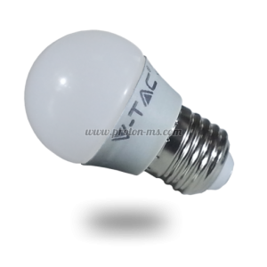 LED Крушка - SAMSUNG ЧИП 5.5W E27 G45 Бяла Светлина 176