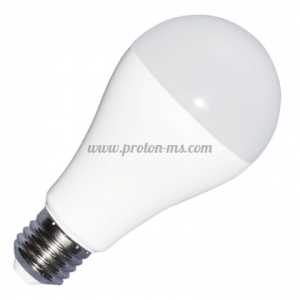 LED КРУШКА SAMSUNG ЧИП 15W A65 E27 ТОПЛО БЯЛА СВЕТЛИНА