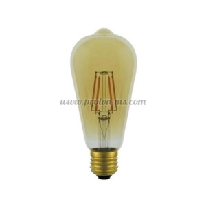 LED FILAMENT BULB LEDISONE 2 -RETRO ST64 6W 862Lm E27 2500K (WARM WHITE) 1519220 VITO