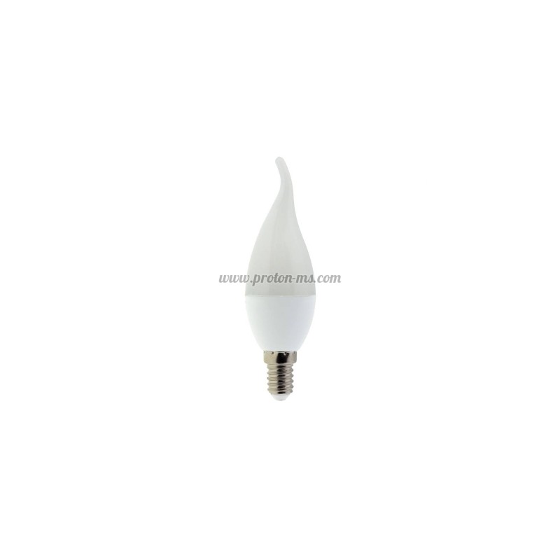 6W LED КРУШКА E14 C37 TIP 480LM RA 80 AC175-265V - Неутрално Бяло