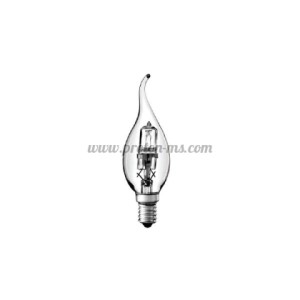 ХАЛОГЕННА КРУШКА Е27 28W 40W ИЗВИТ ВРЪХ
