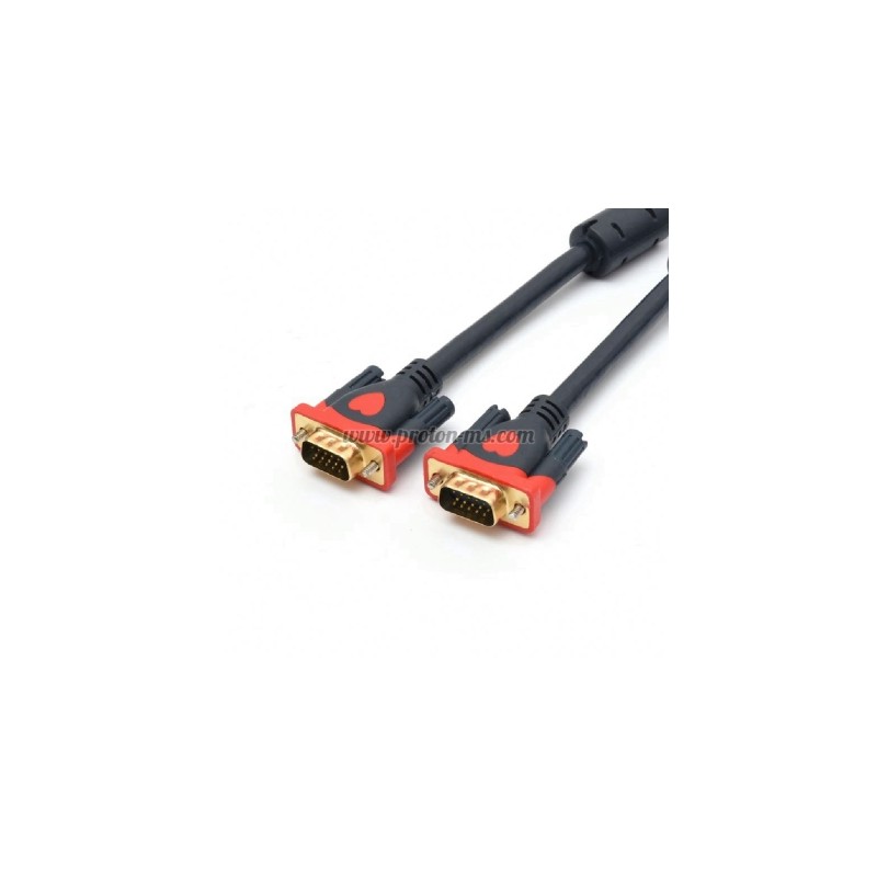 VGA МЪЖКО – VGA МЪЖКО, КАБЕЛ 1.5М, VGA КАБЕЛ 1.5М 3+9 HQ