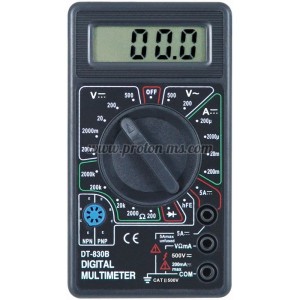 ЦИФРОВ МУЛТИМЕТЪР, МУЛТИЦЕТ DT 830B