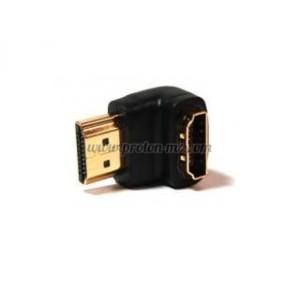 Букса HDMI мъжка към DMI женска букса FG02 ъглов преход