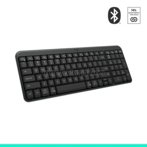 БЕЗЖИЧНА КЛАВИАТУРА LOGITECH K250 GRAPHITE - КИРИЛИЗИРАНА