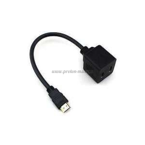 КОНВЕРТОР (СПЛИТЕР) ESTILLO HDMI МЪЖКО - 2 X HDMI ЖЕНСКО