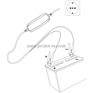 Зарядно устройство за акумулатор HAMA 6V / 12V / 4A, за автомобили / л