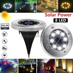 СОЛАРНИ LED ДИСКОВИ СВЕТЛИНИ SOLAR MULTICOLOR DISK LIGHTS