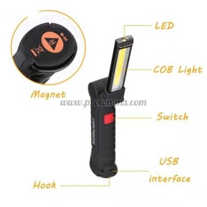 ПРЕЗАРЕЖДАЕМ ФЕНЕР С МАГНИТ И ЧУПЕЩА СЕ ГЛАВА COBLIGHT WORKLIGHT, USB,