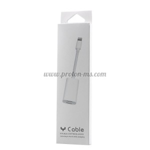 Кабел 2 in 1 Double Lightning Jack Y Cable for iPhone