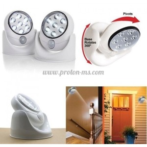 LED лампа с датчик за движение, на батерии