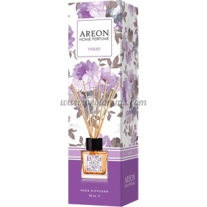 АРОМАТИЗАТОР С КЛЕЧКИ AREON HOME PERFUME VIOLET, 50МЛ, 150МЛ.