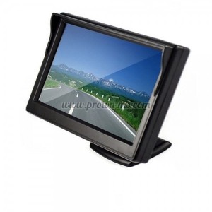 МОНИТОР ЗА АВТОМОБИЛ ЗА КАМЕРА ЗА ЗАДНО ВИЖДАНЕ, 5 INCH TFT LCD COLOR 