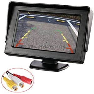 МОНИТОР ЗА АВТОМОБИЛ ЗА КАМЕРА ЗА ЗАДНО ВИЖДАНЕ, 5 INCH TFT LCD COLOR 
