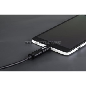 Адаптер HAMA USB-C мъжко- Micro USB B женско