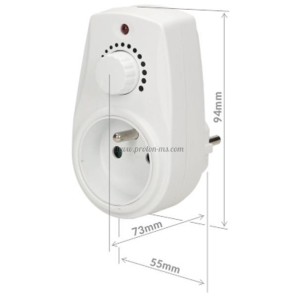 Регулатор димер за контакт 40-280W 16A FRENCH (Type E) ORNO
