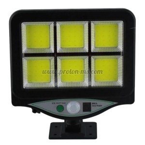 ЛАМПА СЪС СОЛАРЕН ПАНЕЛ И 6 COB LED ДИОДА