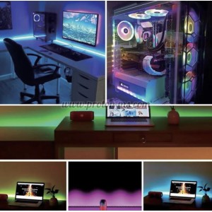 4БР LED RGB СТИКОВЕ С USB
