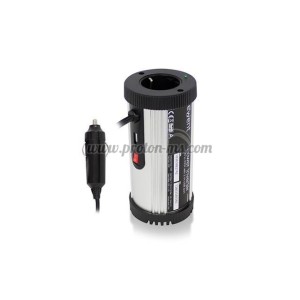 ИНВЕРТОР EWENT EW3990, DC/AC 12V - 230V, 150W, USB 2.1 A, СРЕБРИСТ