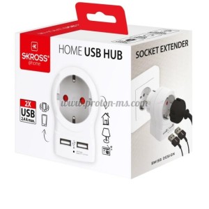 SKROSS КОНТАКТ С 2 X USB ПОРТА