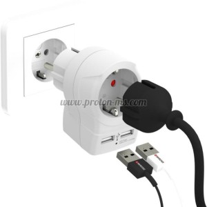 SKROSS КОНТАКТ С 2 X USB ПОРТА