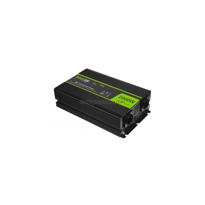 Инвертор GREEN CELL 24V/2000W  чиста синусоида