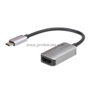 Адаптер ATEN UC3008A1, USB-C мъжко - HDMI женско, 4K, Черен