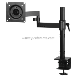 СТОЙКА ЗА МОНИТОР ЗА БЮРО ARCTIC X1, РЕГУЛИРУЕМА, 13"-49", 15 КГ, ЧЕРЕ