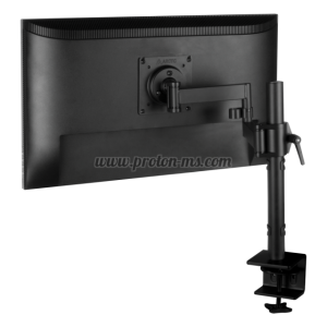 СТОЙКА ЗА МОНИТОР ЗА БЮРО ARCTIC X1, РЕГУЛИРУЕМА, 13"-49", 15 КГ, ЧЕРЕ
