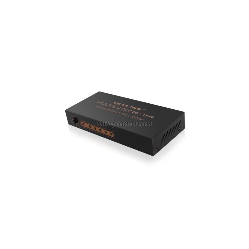 HDMI сплитер ESTILLO HDSP0009M1, 1/4, 4K/60Hz