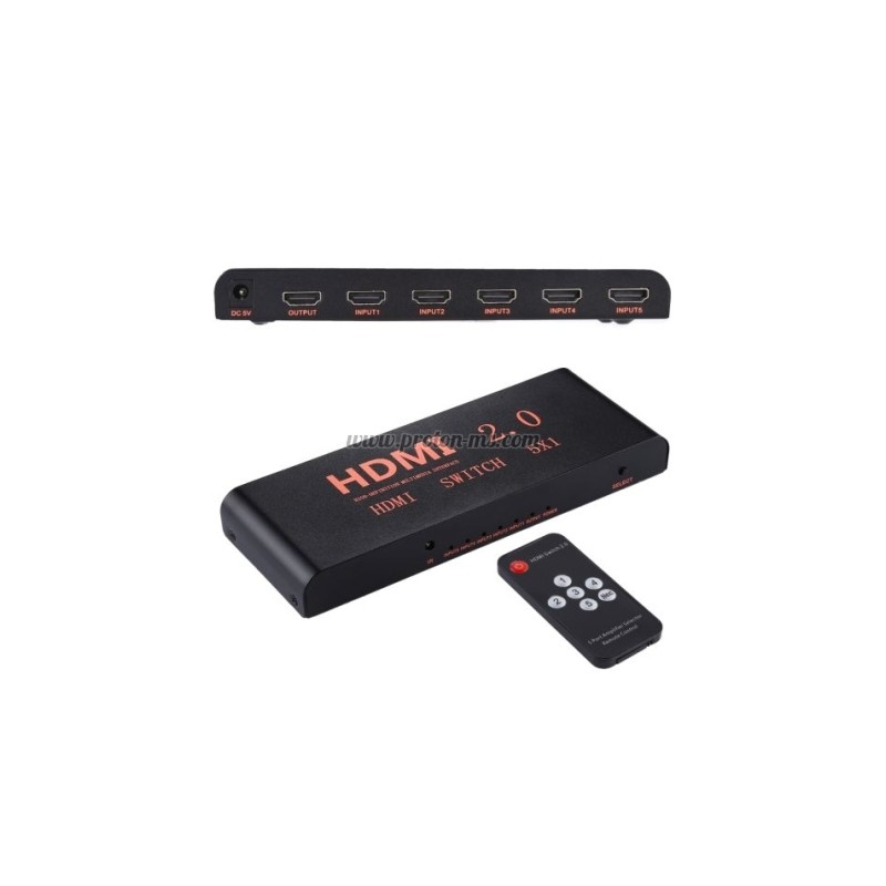 СУИЧ DETECH, HDMI – 3XHDMI (F), 4K, ЧЕРЕН