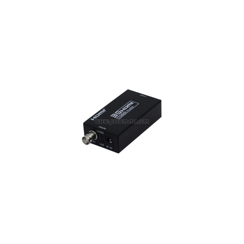 КОНВЕРТОР, HDMI КЪМ BNC (SDI/HD-SDI/3G-SDI), ЧЕРЕН