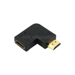 ПРЕХОД HDMI Ж./ HDMI М. 90 ГРАДУСА