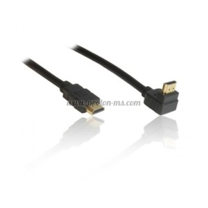 КАБЕЛ 550 1.5М Г-ОБРАЗЕН HDMI/HDMI МЪЖКИ