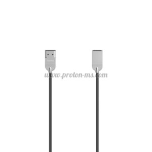 КАБЕЛ HAMA ULTRA-SLIM, HDMI МЪЖКО - HDMI МЪЖКО, ULTRA-HD, 4K, 2.0M, ЕКРАНИРАН, ЧЕРЕН