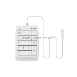 ЦИФРОВА КЛАВИАТУРА A4TECH FK13P, БЯЛ
