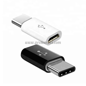 АДАПТЕР TYPE C OTG ADAPTER MICRO USB FEMALE TO TYPE C MALE CONVERTER