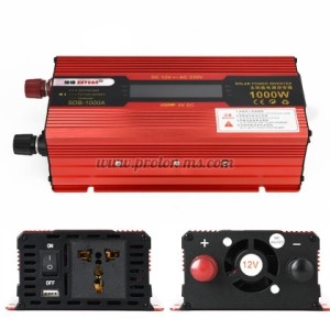 Инвертор 12V/220V 50Hz 1000W с LED Дисплей SDB-1000A