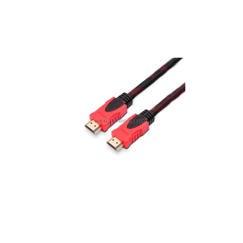 HDMI Кабел Ver. 1.4, 10.00 метра, Оплетка