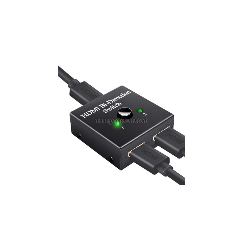 HDMI СПЛИТЕР/SWITCH 2 КЪМ 1 4К 1080P