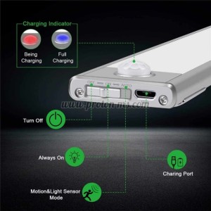 LED ЛАМПА ПАНЕЛ СЪС СЕНЗОР И АКУМУЛАТОРНА БАТЕРИЯ 23СМ