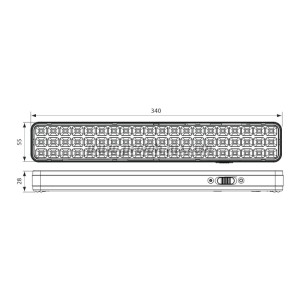 АВАРИЙНО LED ОСВЕТИТЕЛНО ТЯЛО RACER LED-L