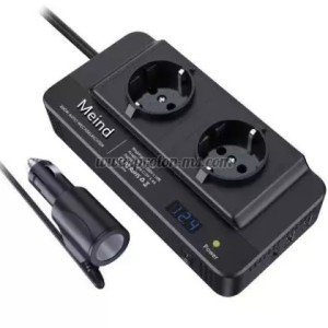 Инвертор Inverter 12VDC/220VAC 200W + 4xUSB 5V/1.2A 8300